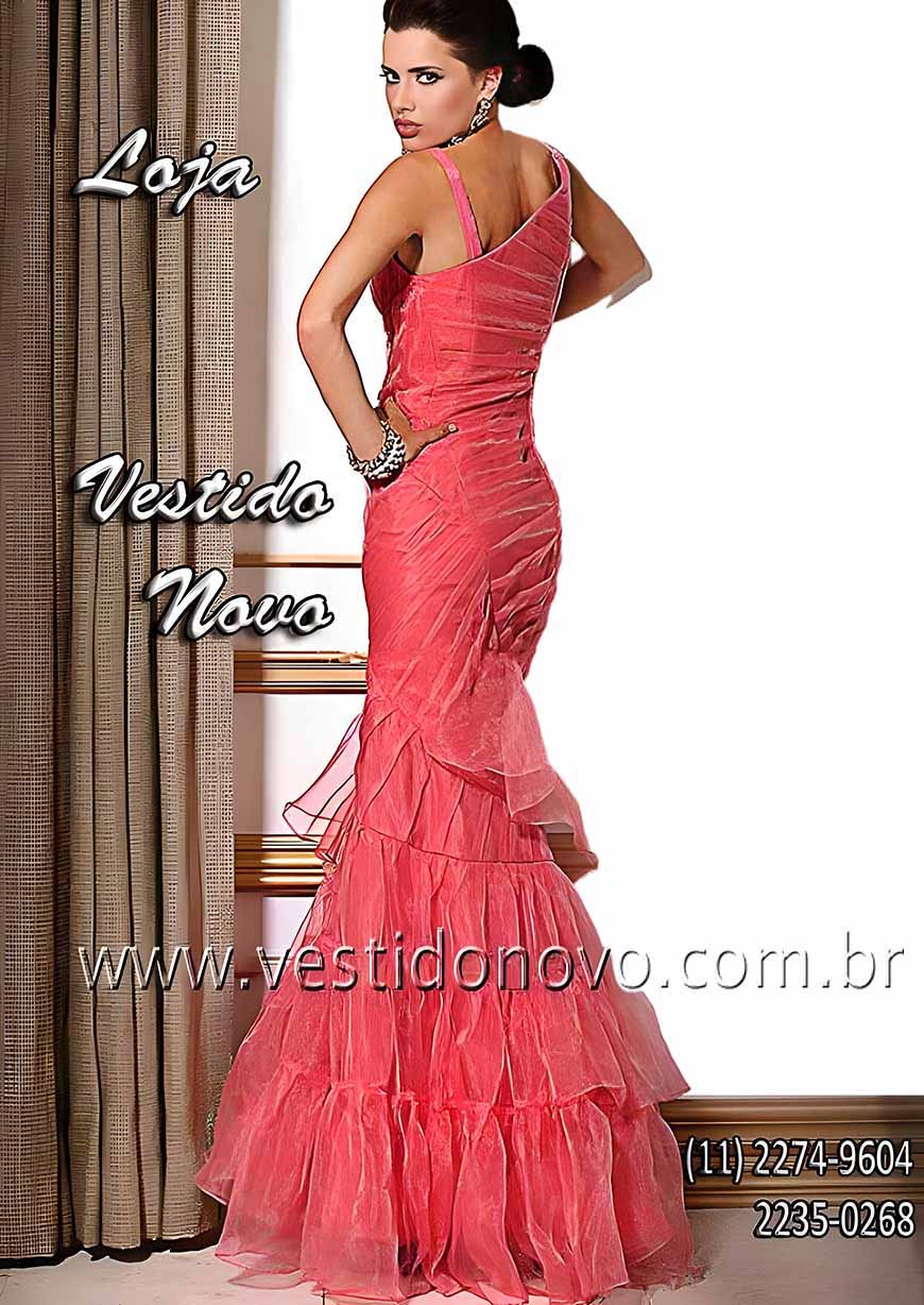 vestido coral me da noiva, plus size, zona sul de So Paulo